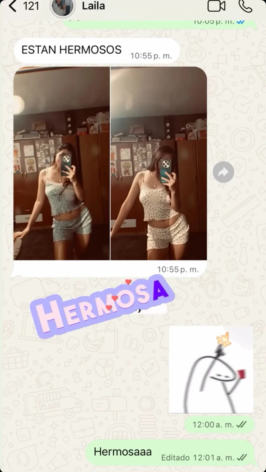 Referencia de una clienta satisfecha